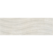 Piastrelle in bicottura atomizzata da rivestimento efffetto in rilievo ondulato 25x75 Stanford Vinci Pearl Onda satinato Cotto Petrus