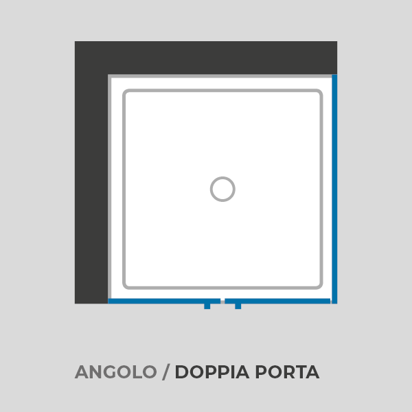 Angolo - Doppia porta