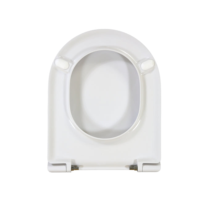 Sedile wc dedicato Sfera 52/54 Catalano termoindurente bianco con cerniere rallentate