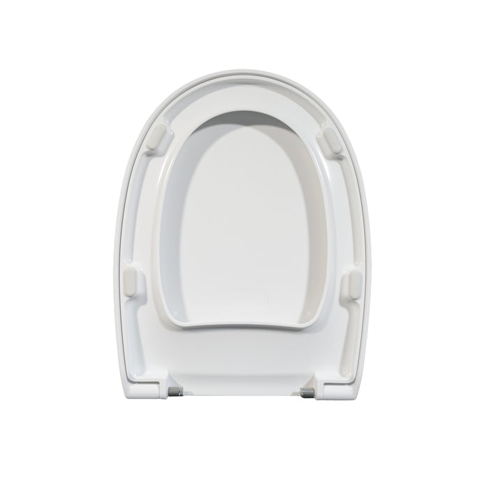 Sedile wc come originale Loft Maxi Hidra termoindurente bianco con cerniere rallentate