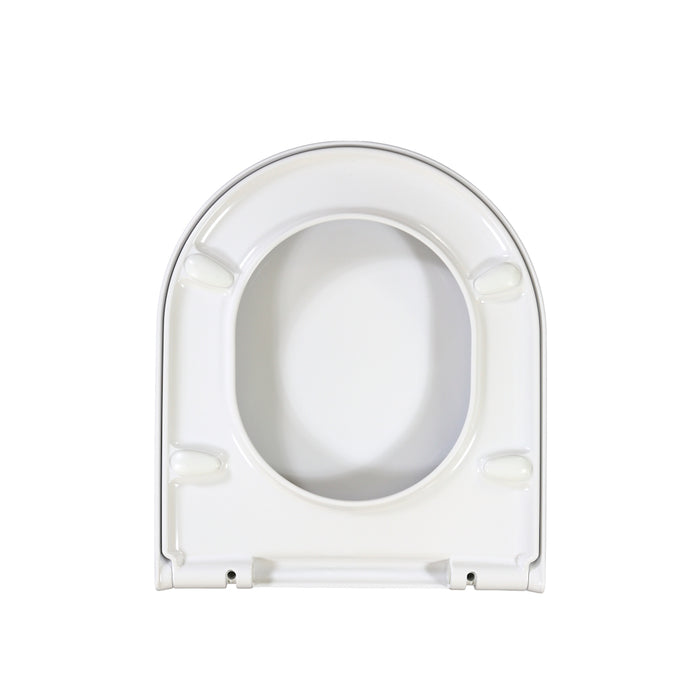 Sedile wc dedicato Starck 3 Duravit termoindurente bianco con cerniere rallentate
