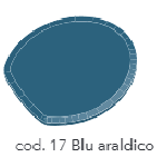 Sedile copriwater in resina poliestere colata colore blu araldico cod.17 dedicato per vaso modello Conca marca Ideal Standard