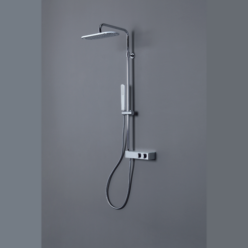 colonna-doccia-in-acciaio-lucido-e-bianco-ad-altezza-regolabile-con-soffione-quadrato-modello-x1