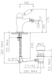 Monocomando bidet serie Lares2 cromato con attacchi da 3/8" e scarico da 1"1/4