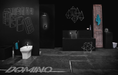 Monocomando lavabo Domino cromato con scarico 1"1/4
