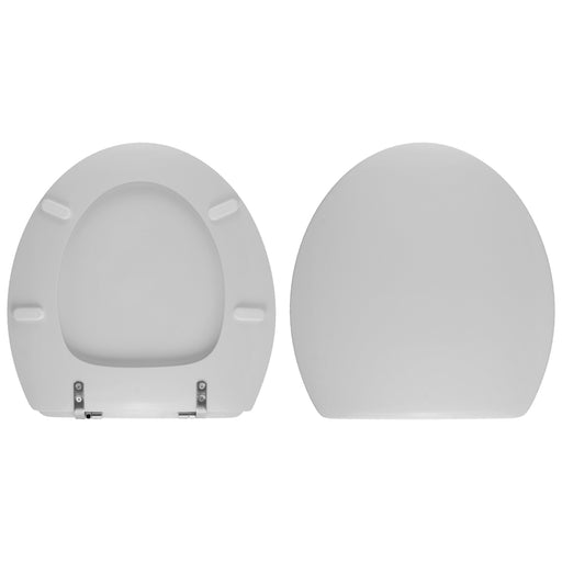 Sedile copriwater in resina poliestere colata bianco lucido dedicato per vaso modello Easy Bath marca Cielo - img1